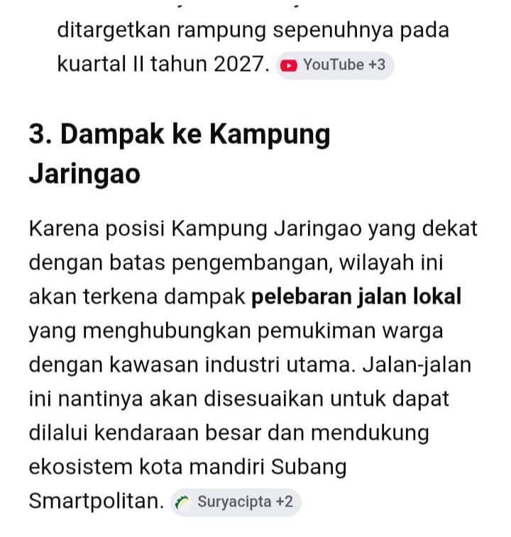 Lokasi Industri Jalur Logistik Subang