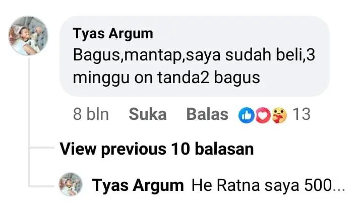 Komentar Pelanggan